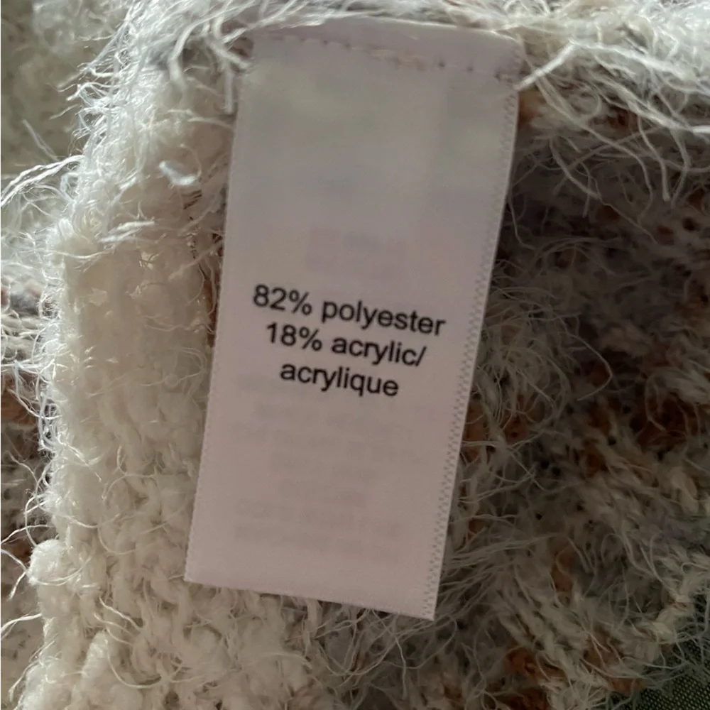 Stripe Lantern Sleeve Pullover Sweater - Picture 8 of 8